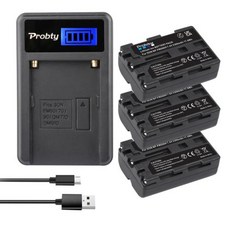 NP-FM500H NP FM500H 카메라 배터리 및 LCD USB 충전기 포트 소니 A200 A200K A200W A300 A350 A450 a580 용