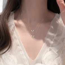 나비이니셜목걸이