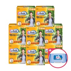 라이프리 액티브 언더웨어 대형 9p x 8팩 (1박스) + 손소독티슈, 1set