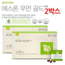 B 에스론 우먼 골드 2박스세트/여성건강맞춤솔루션 5가지기능을한팩에에 담아 간편복용.갱연기.골다공증.세포보호.면역기능.피부보호