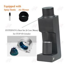 커피그라인더 분쇄기 분말 핸드 ITOP 03 전기 커피 그라인더 7 코어 48mm 버 가정용 커피빈 밀러 VS3 에스프레소 110V 220V, 1개, 없음, 13) Black - 110V 50-60Hz-미국