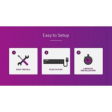 NETGEAR 8-Port Gigabit Ethernet Smart Managed Plus Switch (GS308E)-B07QHD134G, 5 Portone size