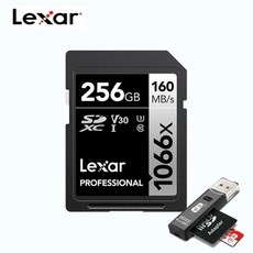 Lexar 카메라 컴퓨터용 마이크로 SD 카드 256GB 플래시 메모리 카드 64GB 128GB 512GB 1TB 카드 SD U, 08 256G Card Reader