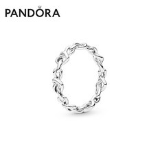 PANDORA 판도라의 마음이 교차함 반지 여자 커플링 925실버 커플 로맨스 친구에게선물 선물