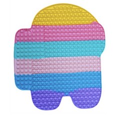 50cm 50x50 점보 어몽어스 초초대형 대왕 파스텔 레인보우 팝잇 팟잇 푸쉬팝 푸시팝, 50x42 초대형 어몽어스 푸쉬팝