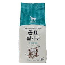 곰표 밀가루 중력 다목적용 1kg 식품 > 가루/조미료/향신료 가루 밀가루/부침/튀김/빵가루, 1