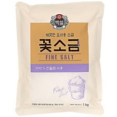 백설 꽃소금, 1kg, 1개