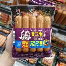 목우촌 주부9단 통그릴 프랑크 소시지, 290g, 2개, 아이스박스 포장