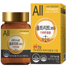 올트리트 365 (면역과민반응개선 콧물 코막힘 재채기 가려움증 알러지 두드러기), 600mg, 120정