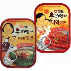 샘표 우리엄마 더덕장아찌 +매콤한 깻잎, 1개, 90g