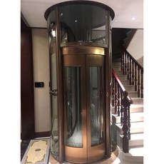 엘리베이터 리프트 주택 빌라 중국 모델 엘리베이터 원형, 2 FLOOR, 400 키로그램, 1개
