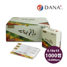 [한의장터] 다나침 일회용 스프링침 1000쌈 (10000pcs) 한방침 멸균침, 0.16  x 15