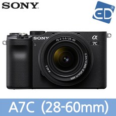 [소니정품] A7C+28-60mm렌즈 KIT / 풀 프레임 미러리스카메라 / ILCE-7CL /ED, 02 소니 A7C+28-60mm-블랙