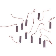 카본 브러시 와이어 리드 제너레이터 일반 전기 모터 교체용 4.5x6.5x20mm 10개