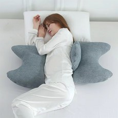 누워 복부 옆으로 허리 지지대 U자형 보호 두리 측면 임산부 베개 수면, Color 2