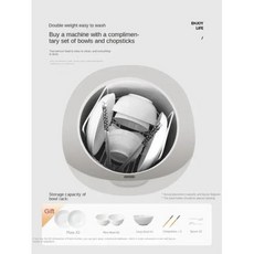 소형식기세척기 미니식기세척기 Deshi Kitchen 미니 2 인용 과일 및 야채 기계 완전 자동 데스크탑 220V, 없음, 2) Standard version - 미국, 없음