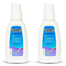 Differin Oil Absorbing Moisturizer Sunscreen 디페린 오일 흡수 모이스처라이저 118ml 2팩, 단일상품
