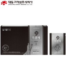 대동고려삼 흑삼차 과립형 스틱 3g 100포 1박스 국내산 6년근 프리미엄 구증구포 흑삼 진세노사이드 면역 피로 혈행 기억력 부모님 어르신 명절 설 추석 감사 인사 효능 추천 선물, 1개, 100개입