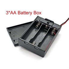 DIY AA 배터리 홀더 박스 케이스스위치 포함1 슬롯2 슬롯34 슬롯