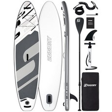 공기주입식 스탠드업 패들보드EGGOEY Inflatable Paddle Board Extra Wide Stand Up Paddle Board Sup Board with Remo