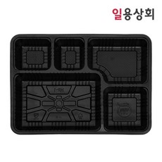 [ILYONG] 친환경 일회용 도시락 용기 HR-1 50세트, 50개, 단품 - DVR