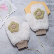 극세사밍크퍼벙어리장갑