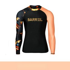 BARREL 새로운 잠수복 남자 수영복 긴팔 선 스크린 속건성 수영복 해파리 슈트 서핑 슈트 스노클링 슈트