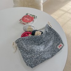 뜨개 프로젝트백 취미용품 스트링파우치 빅사이즈 더스트백 이너백 여행파우치