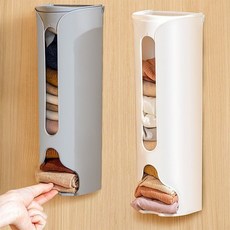 사운드컴퍼니 1+1 속옷 양말 비닐 다용도 정리함, 1세트, 화이트(1+1)