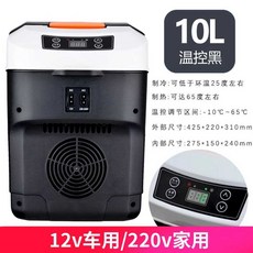 차량용냉온장고 캠핑 냉장고 차박 냉동고 아이스박스 화장품 냉장고, 1. 10L 디지털 블랙(220/12V), 상세페이지 참고