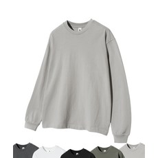 [브렌슨] B. 오버핏 시보리 긴팔티 ( 7Color ) 모카, L