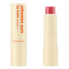 THE FACE SHOP 菲詩小舖 維生素防曬潤唇膏, 粉色, 1個