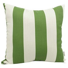 Majestic Home Goods Sage Vertical Stripe Indoor / Outdoor Large Pillow 20” L x 8” W x 20” H Majestic, 1