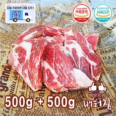 (당일출돼지) 청정지역 숙성 램 냉동 양등심 양고기+2소스, 2개, 500g
