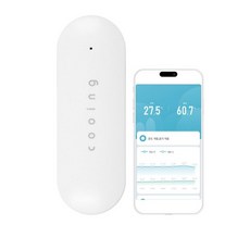 쿠잉전자 IoT 와이파이 방식 무선 스마트 온습도센서 THS-W01, 0 0, 1개