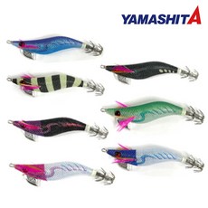 야마시타 에기 이목 드롭퍼 R 2.5호 래틀 한치 갑오징어, F/블랙 (617-627)