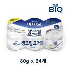 매일 바이오 생크림 요거트 플레인 80g (24입), 24개