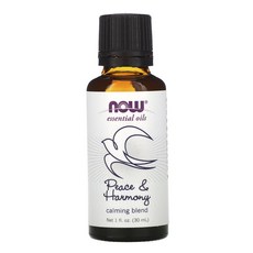 Now Foods Essential Oils Peace & Harmony 나우푸드 피스 & 하모니 에센셜오일 1 fl oz(30ml), 1개, 30ml