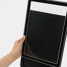 빵집 카페 카운터 거치 메뉴 가격 안내 표시 액자 A4 카페액자, 검정