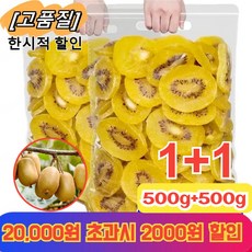 500g+500g 오가닉 골드 말린 키위 마른과일 천연 비타민C 건조과일키형컷, 1+1(2봉지 총 1kg)