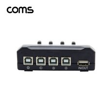 USB2.0 4대1 공유기 프린터 스캐너 마우스 LC055-1, 1개