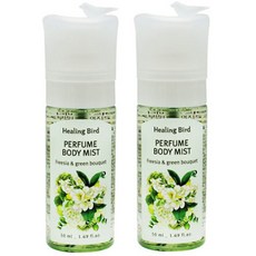 힐링버드 퍼퓸 바디 미스크 프리지아앤그린부케 2개세트 (50ml+50ml), 단일상품