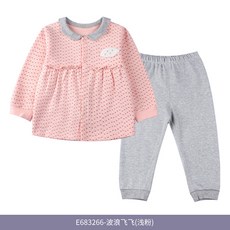 라 라 0 - 1 세 여아 속옷 카디건 세트