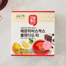 오늘좋은 레몬 히비스커스 블렌디드 티 4.2g*10입, 1개, 10개입, 42g