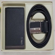  에스콰이아 남성 지갑 벨트 세트 구성 선물용 추천 EOCSSB350 