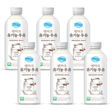 덴마크 유기농 우유, 6개, 750ml