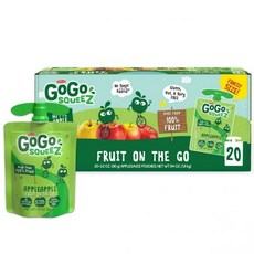 고고 스퀴즈 애플소스 파우치 사과 90g 20팩