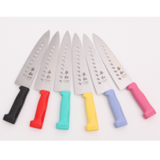 평화 K1-225 타공 칼라식도 / 갈아서 파는 주방칼, 연파랑, 1개