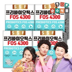 순수식품 프리바이오틱스 FOS4300 4박스(120포) 프로바이오틱스 아연 프락토올리고당, 단일속성, 4개