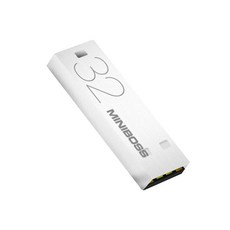 미니보스 USB메모리 카드 스틱형 메모리 사무용USB, 화이트, 32GB